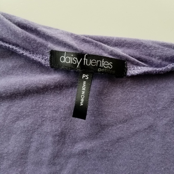 Daisy Fuentes Women's Purple Shift Dress - Picture 3 of 7